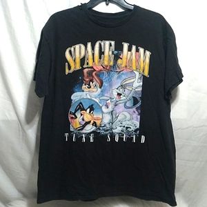 SALE! Vintage Space Jam Tune Squad Shirt W/Fixable Flaw Sz.L (BX47)